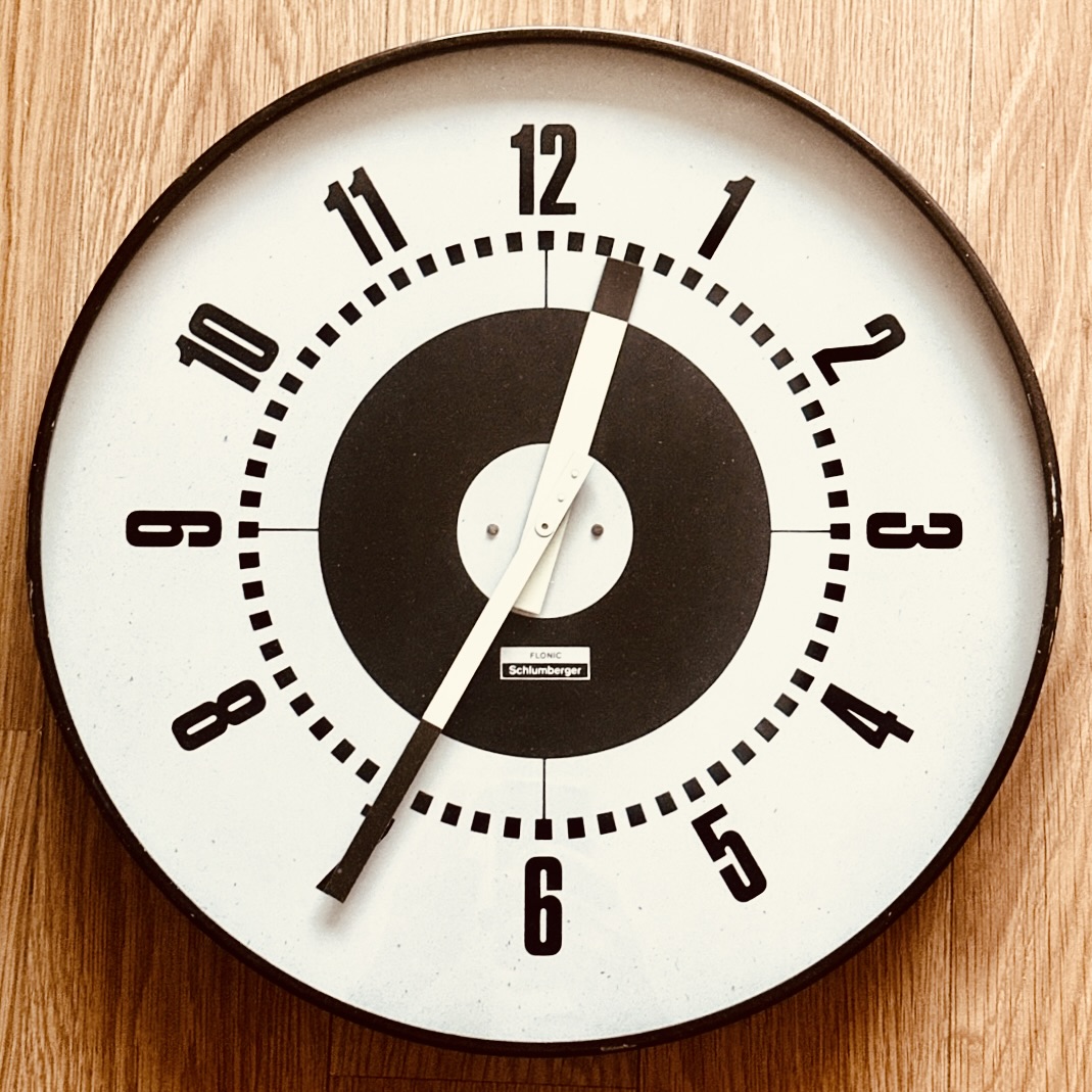 Horloge vintage Schlumberger restaurée